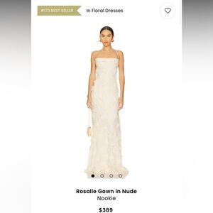 Nookie Rosalie Gown in Nude